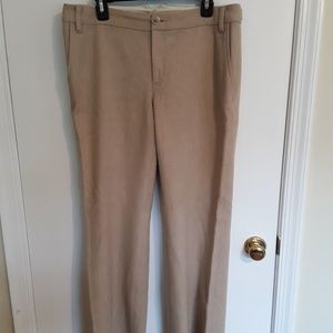 Banana Republic Tan houndstooth wool dress pants
